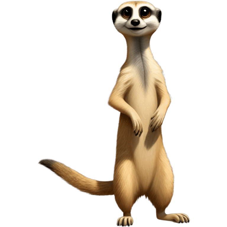 Meerkat waving emoji