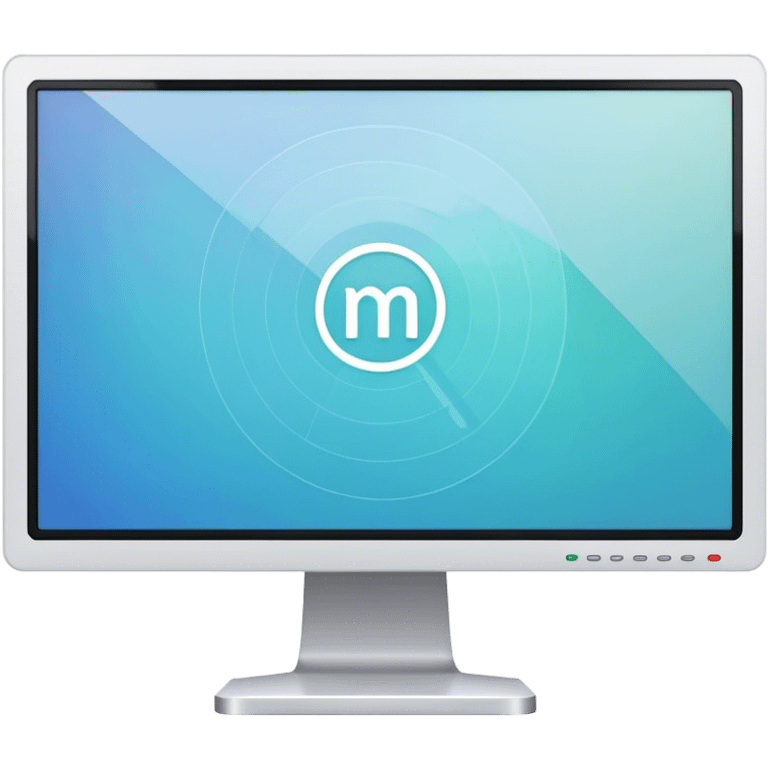 Create an emoji for UX/UI design. Show a monitor or tablet with a web interface mockup displayed on the screen. Use modern, professional colors. Do not include any emojis or smiley faces. Make the background transparent. emoji