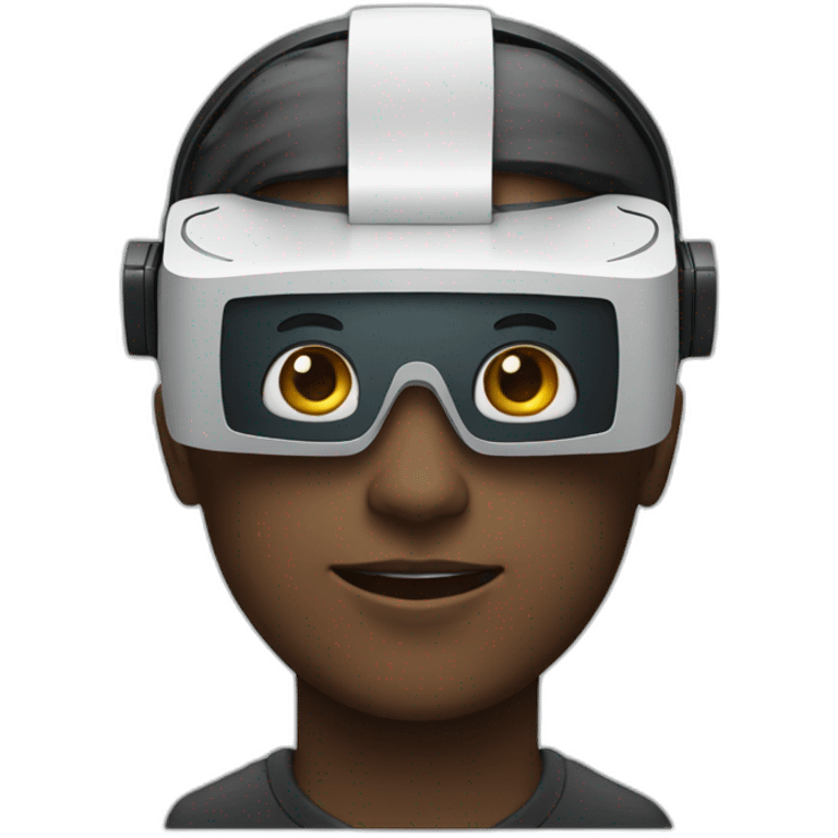 a person with a vr headset emoji