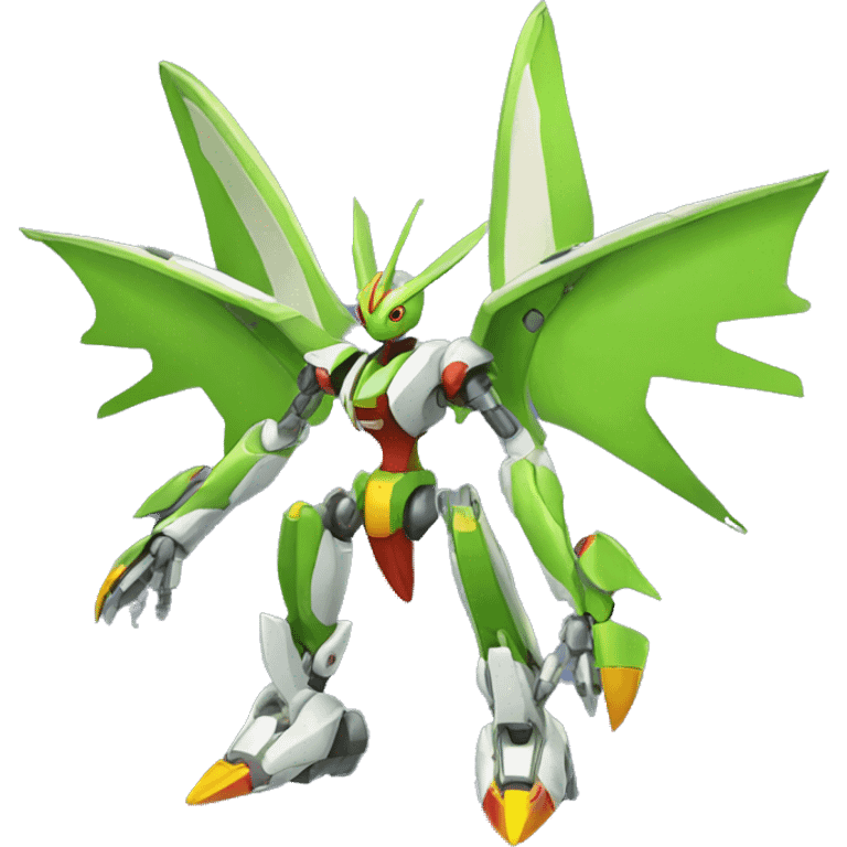 Mechanical Flygon-Medabot-Mecha full body emoji