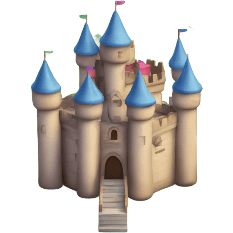 Inflatable castel  emoji