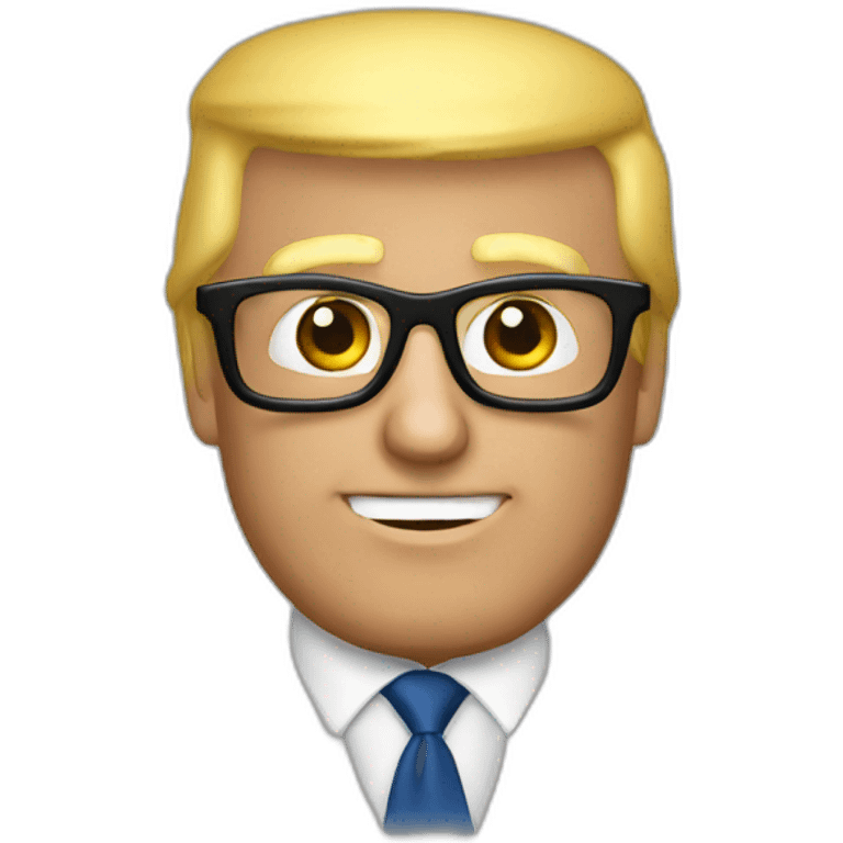 Trump-lunette emoji