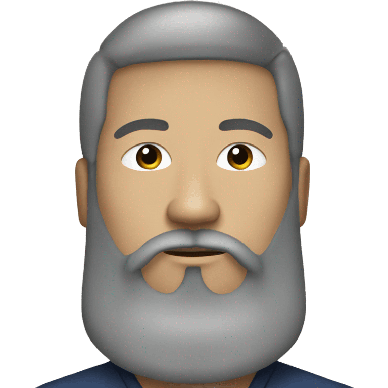 portrait of a bearded man with the taiwan inspired background  emoji