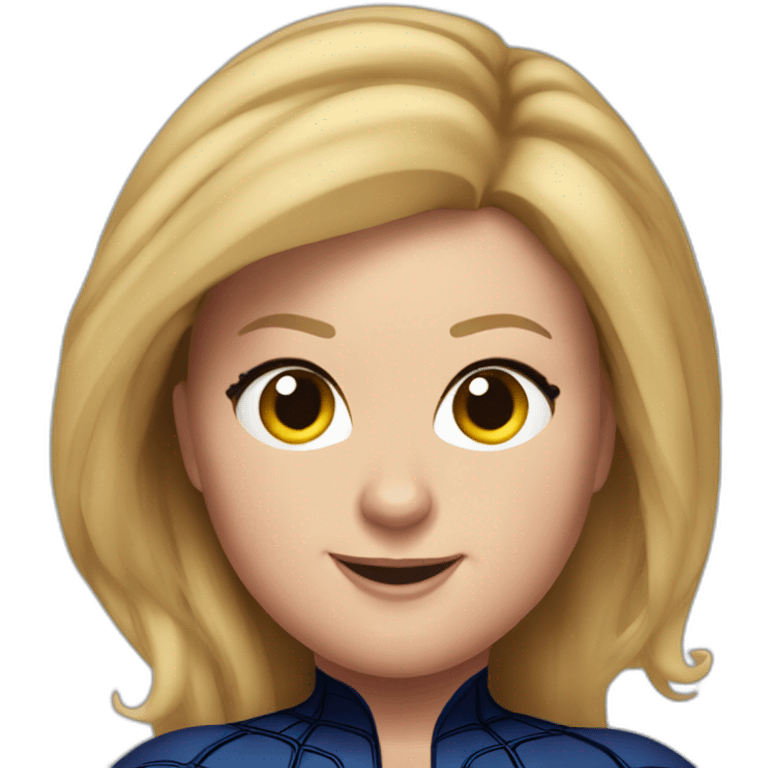 amy schumer as spiderman emoji