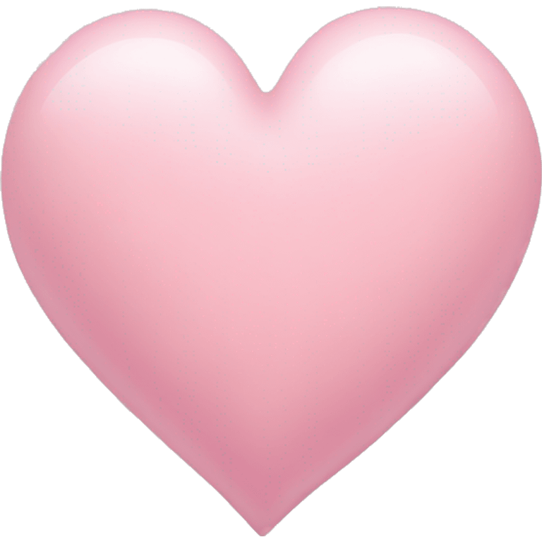 soft pink heart  emoji