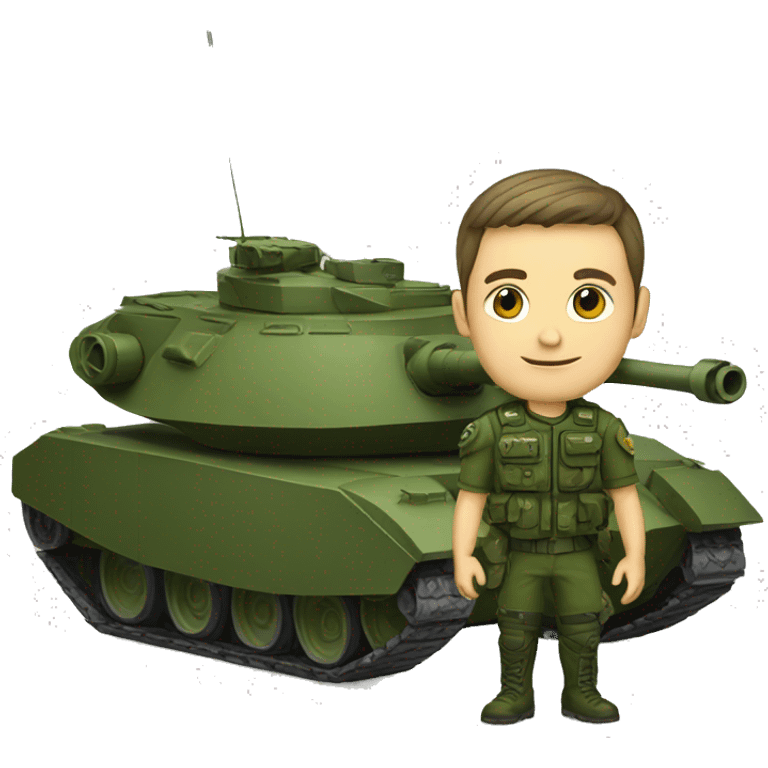 zelenskiy with tank emoji