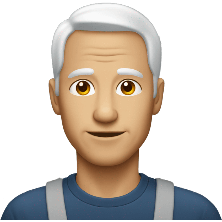 Homme sans cheveux 60 ans  emoji