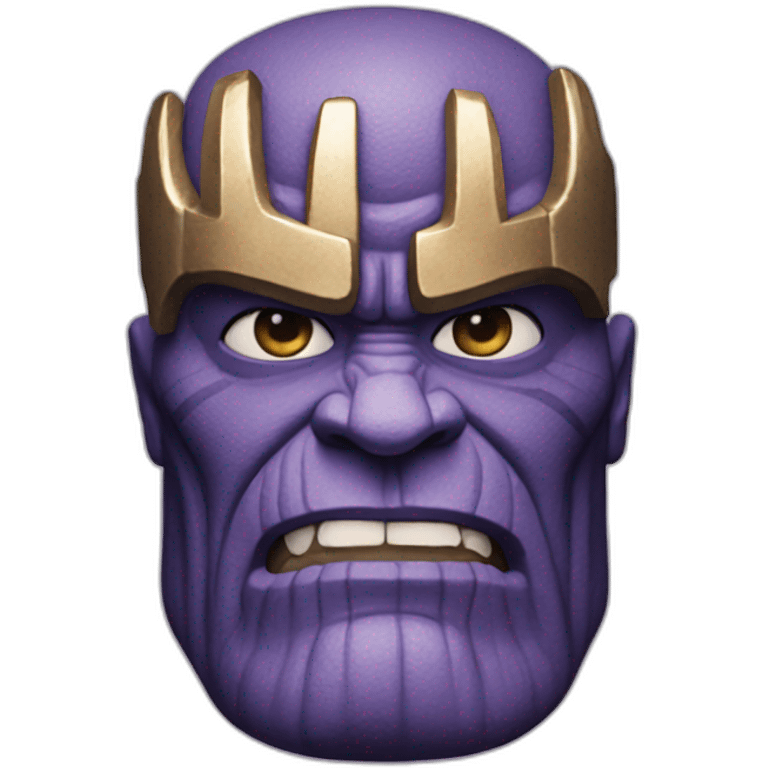 Thanos with three fingers emoji