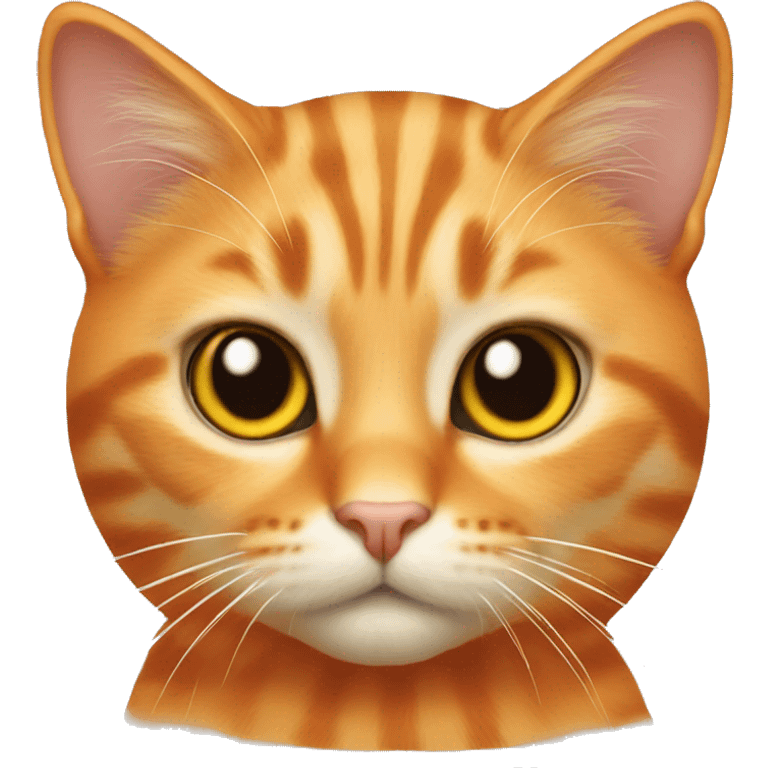 Cat orange small  emoji