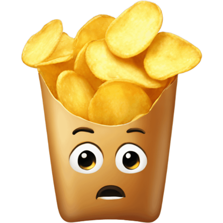 potato chips emoji