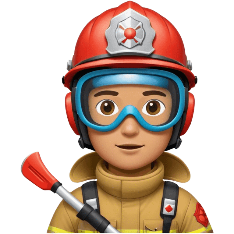 firefighter on skis emoji