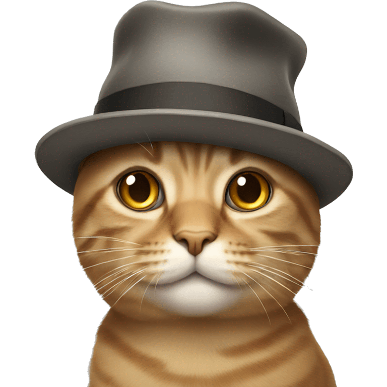 cat wearing hat emoji