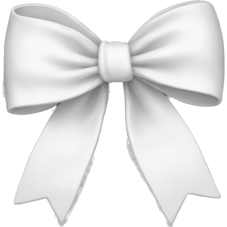 White Bow emoji