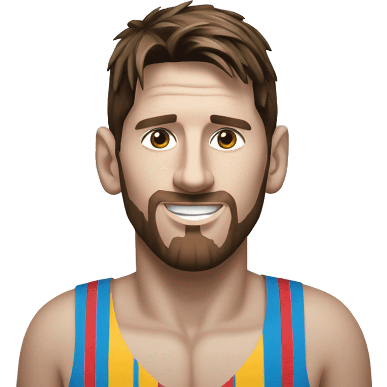 Messi in the beach emoji