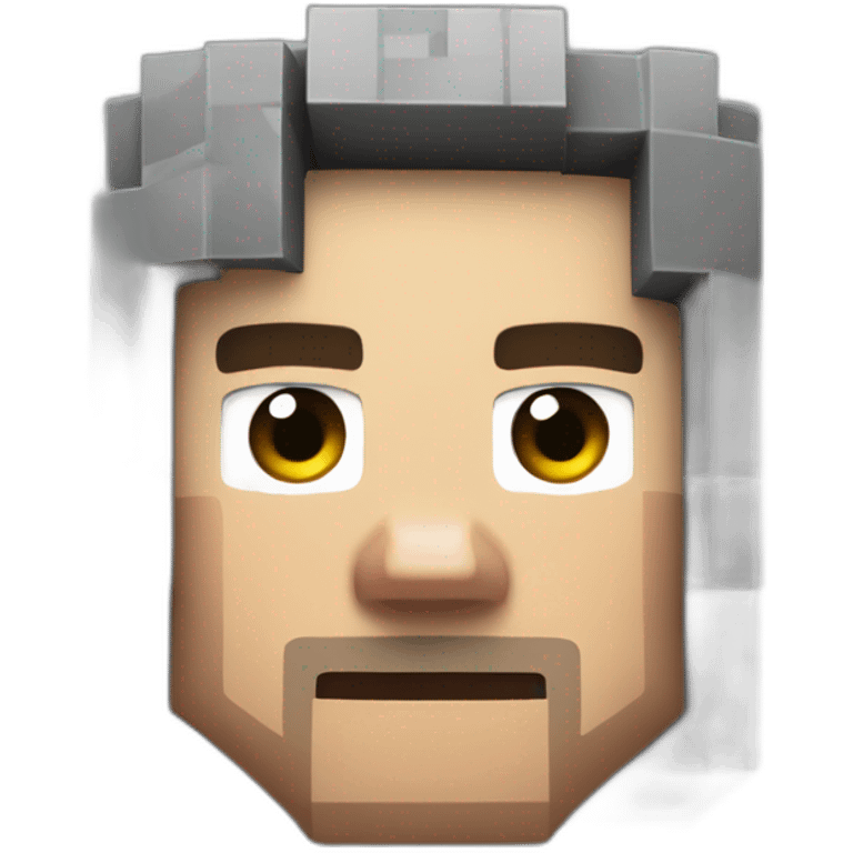 Steve Minecraft réalistic  emoji