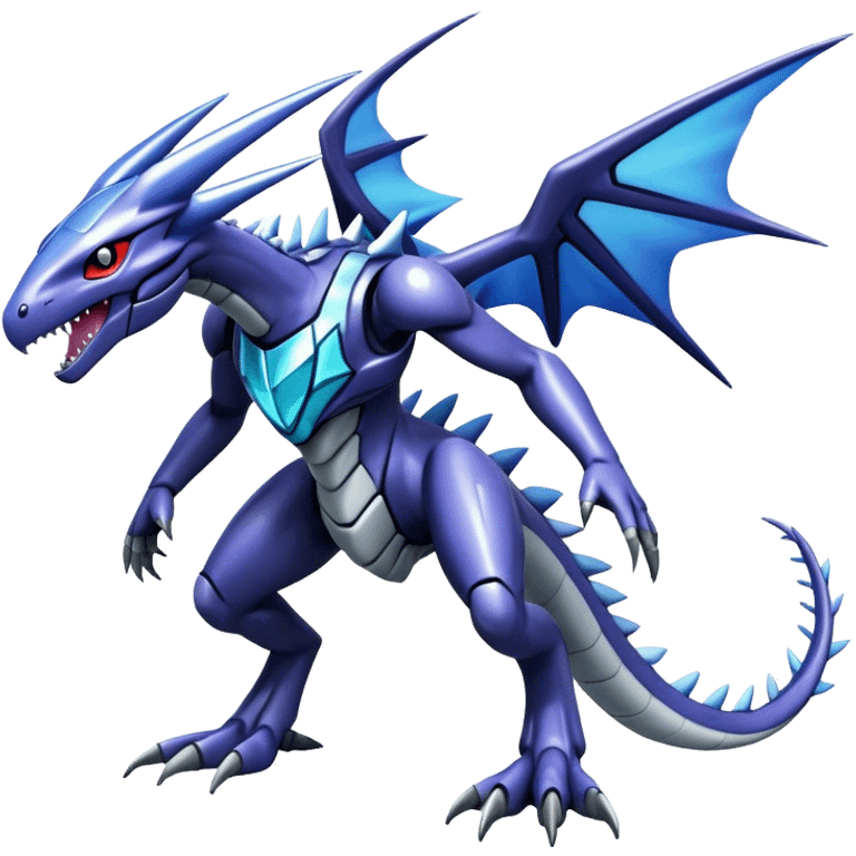  Cool Edgy Shiny Godly Ethereal Digimon-Genesect-Dialga-Reptile-hybrid full body emoji