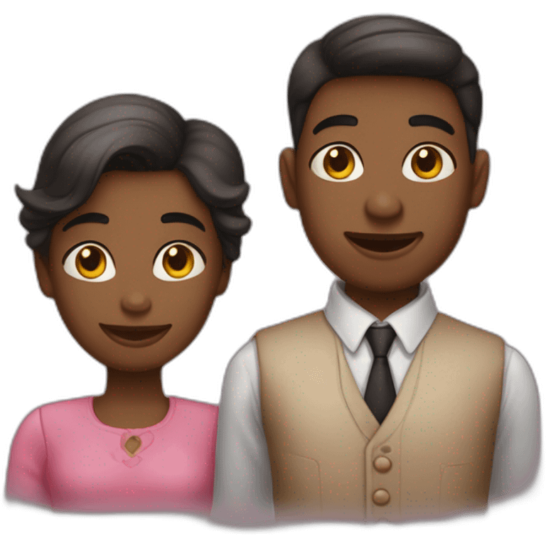 Garçon amoureux de fille emoji