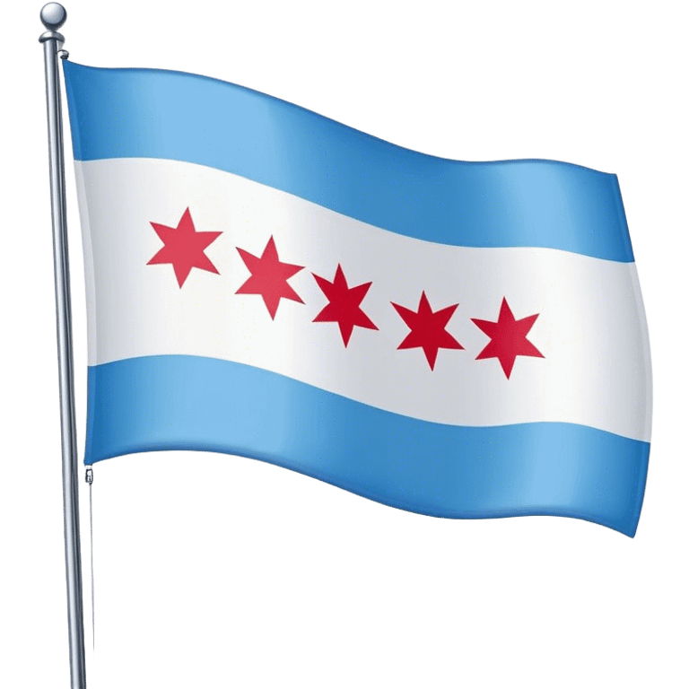 Chicago flag emoji