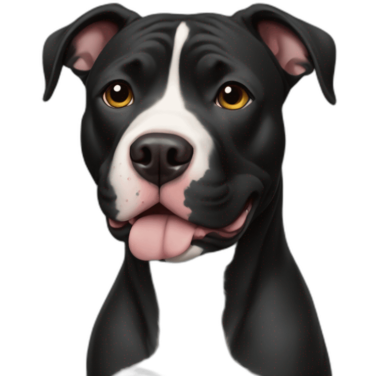 black pit bull emoji