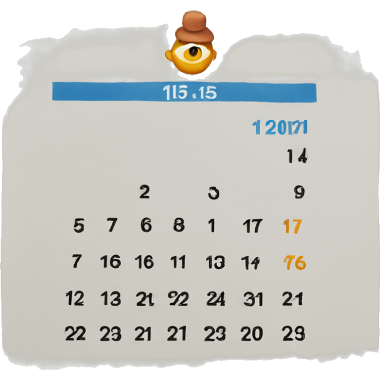 A Day calendar with July 15 on it  emoji