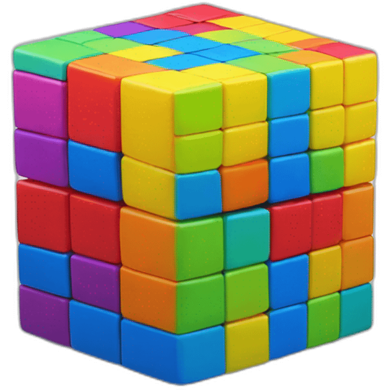 Rubix cube emoji