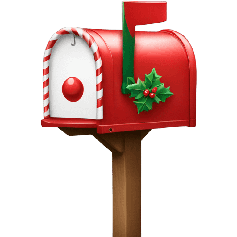 Christmas mailbox emoji