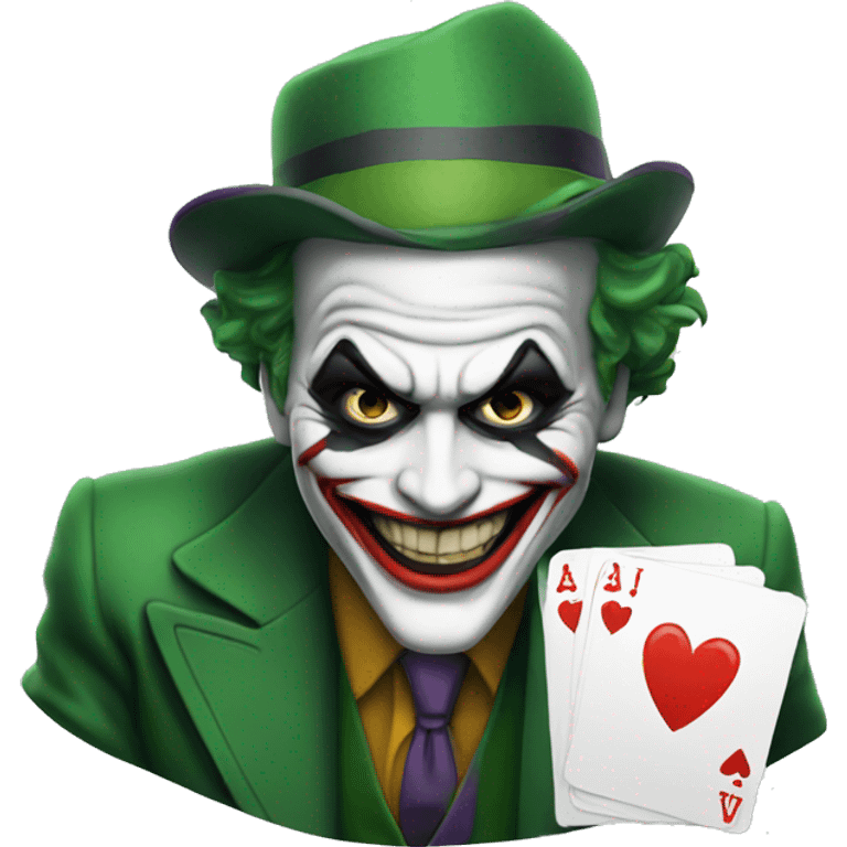 Joker with card emoji