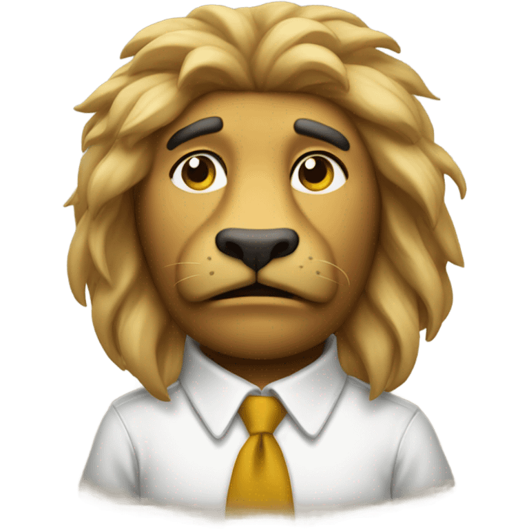 León triste emoji