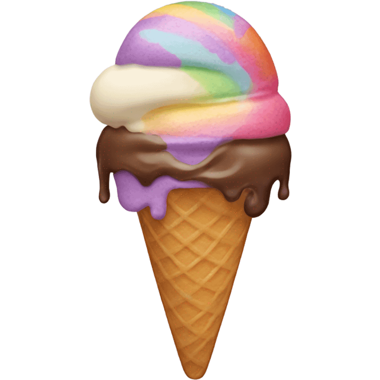 Rainbow flavor
Ice cream emoji