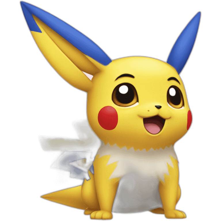 Pikachu sonic emoji