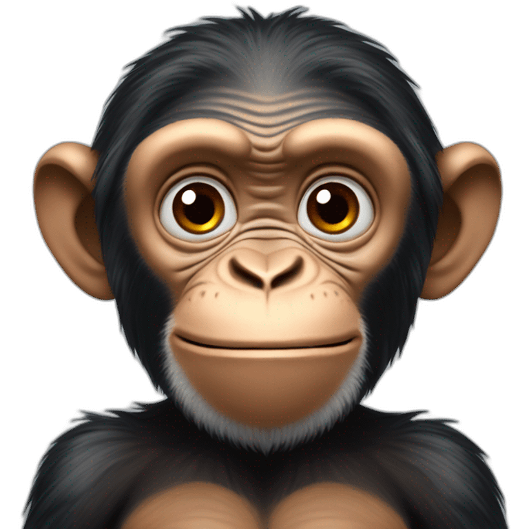 Chimpanzé ptdr emoji