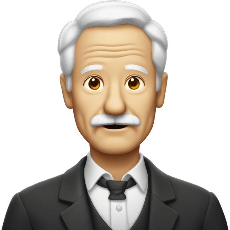 Old man with a moustach emoji