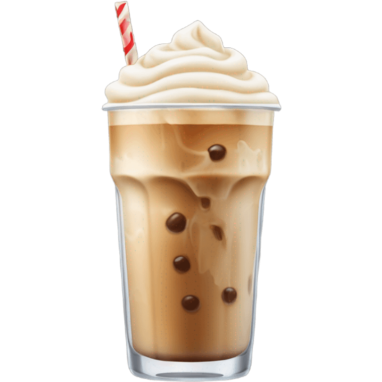 Iced latte emoji