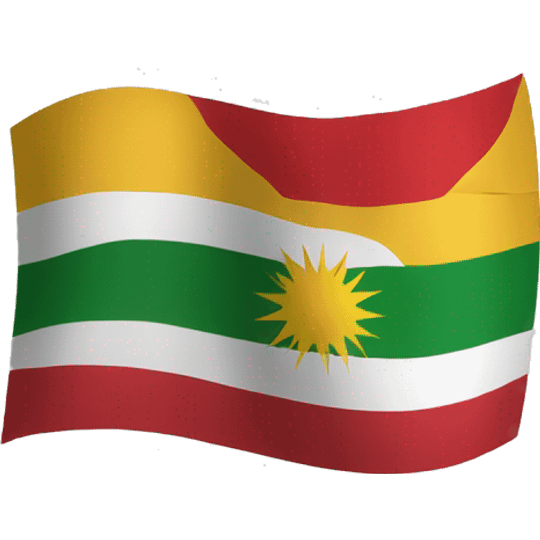 Kurdistan flag emoji emoji