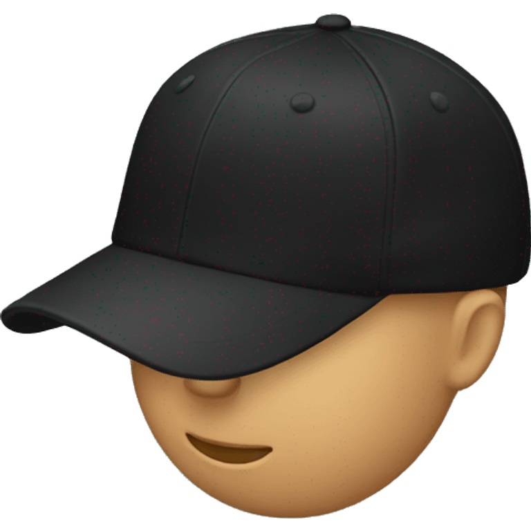 Black cap emoji