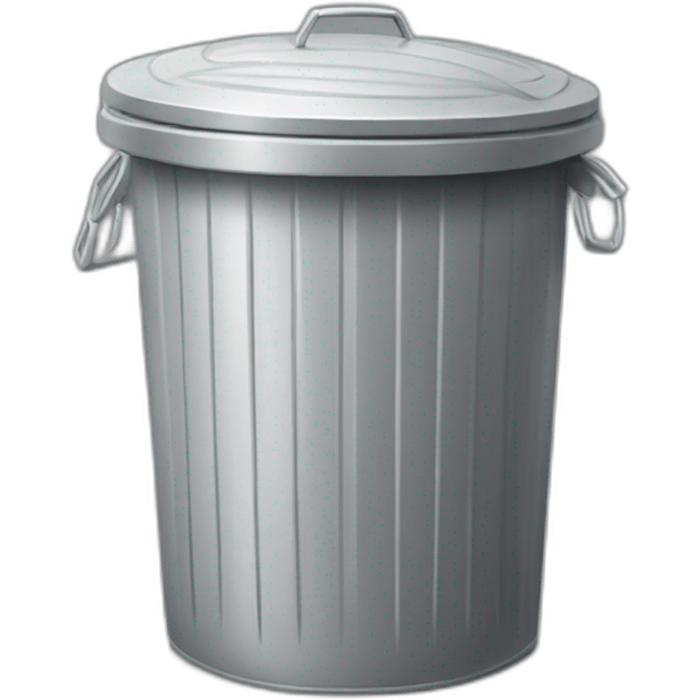 dented trash can emoji