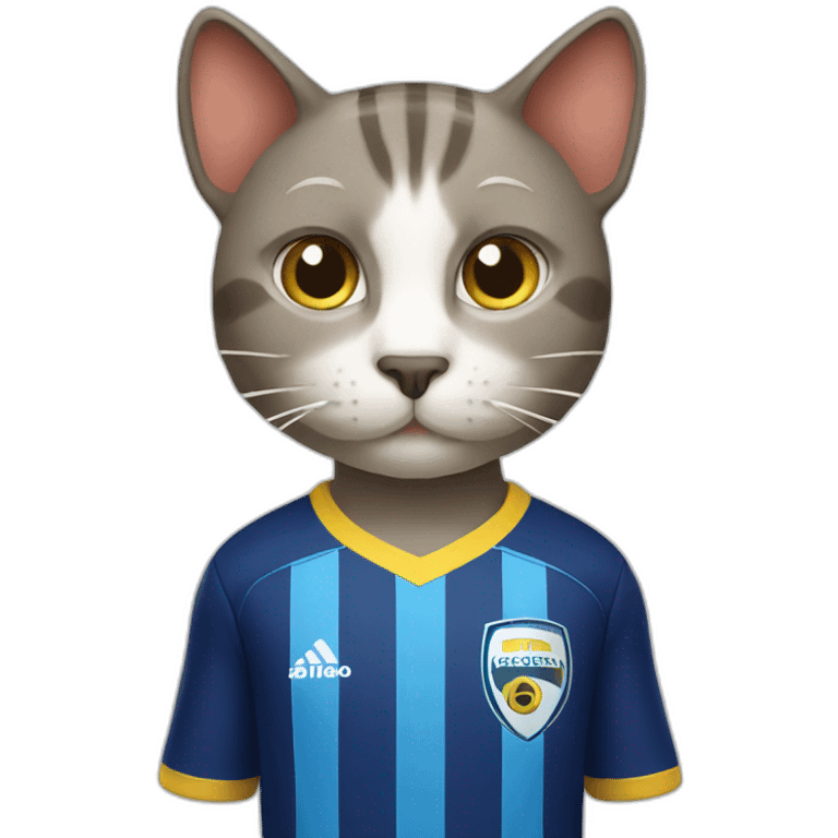 Cat soccer emoji