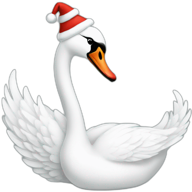 Christmas Swan  emoji