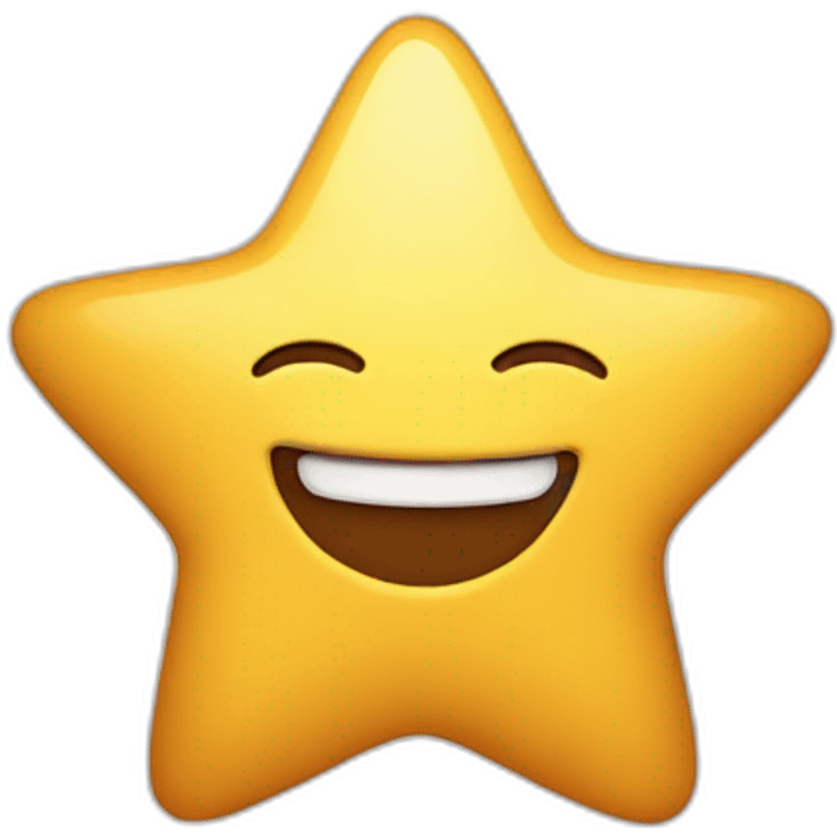 star with smile emoji