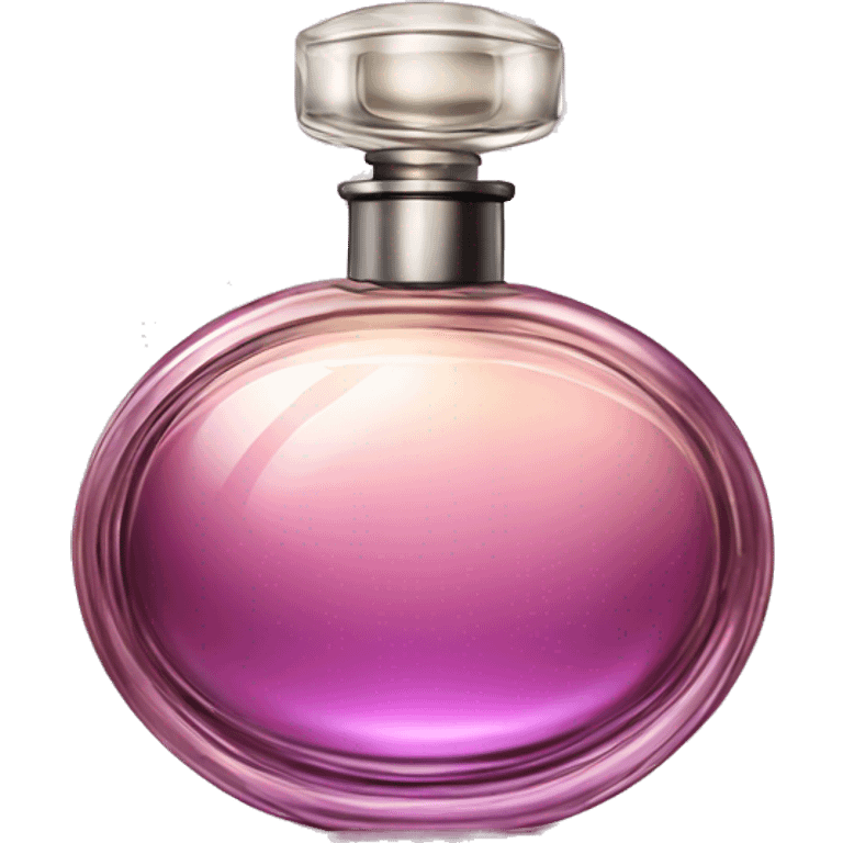 Luxury perfume bottle oval emoji