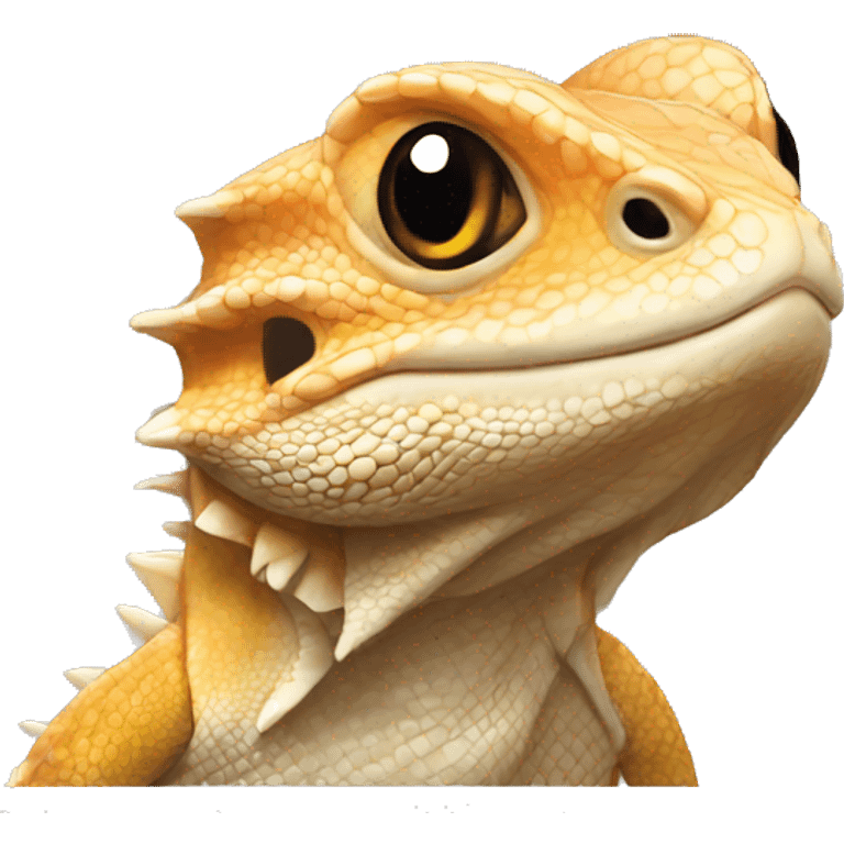 'oops' bearded dragon emoji