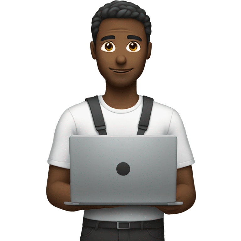 man with laptop emoji