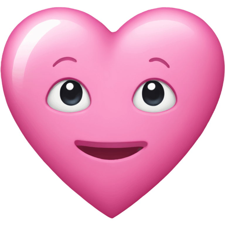 Pink heart  emoji