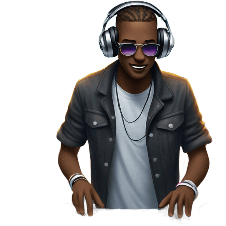 Dj at festival  emoji