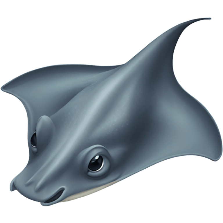 Stingray with a big nose emoji