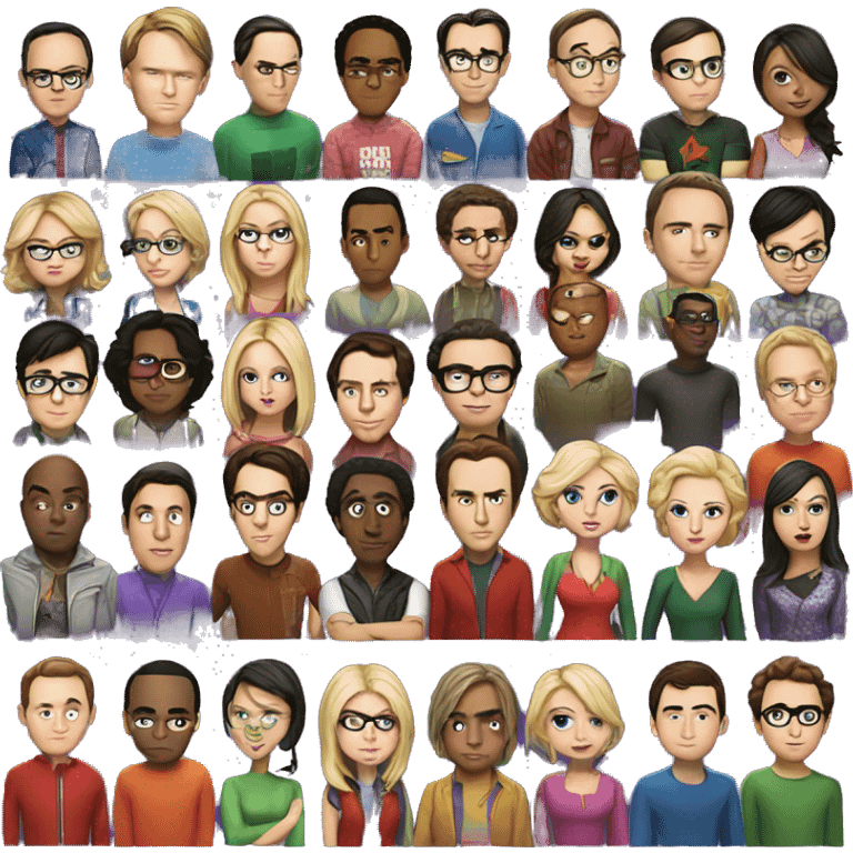 The Big Bang Theory Cast emoji