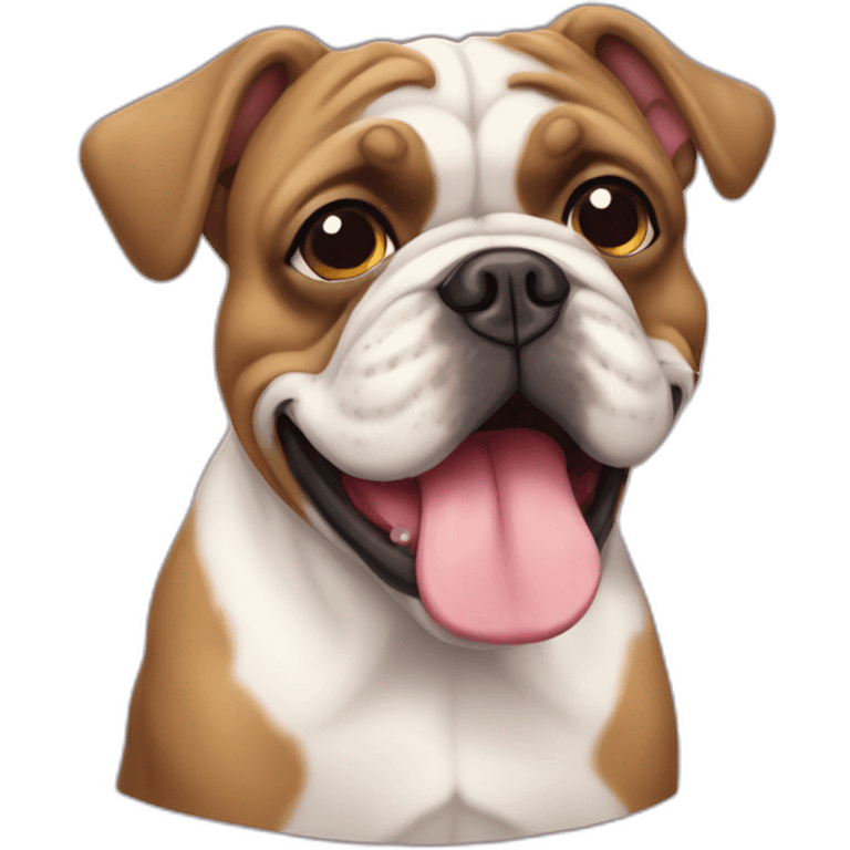 Bouledogue anglais emoji