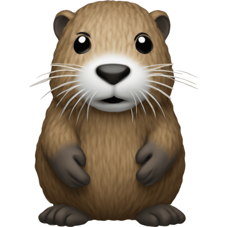 Nutria crochet emoji