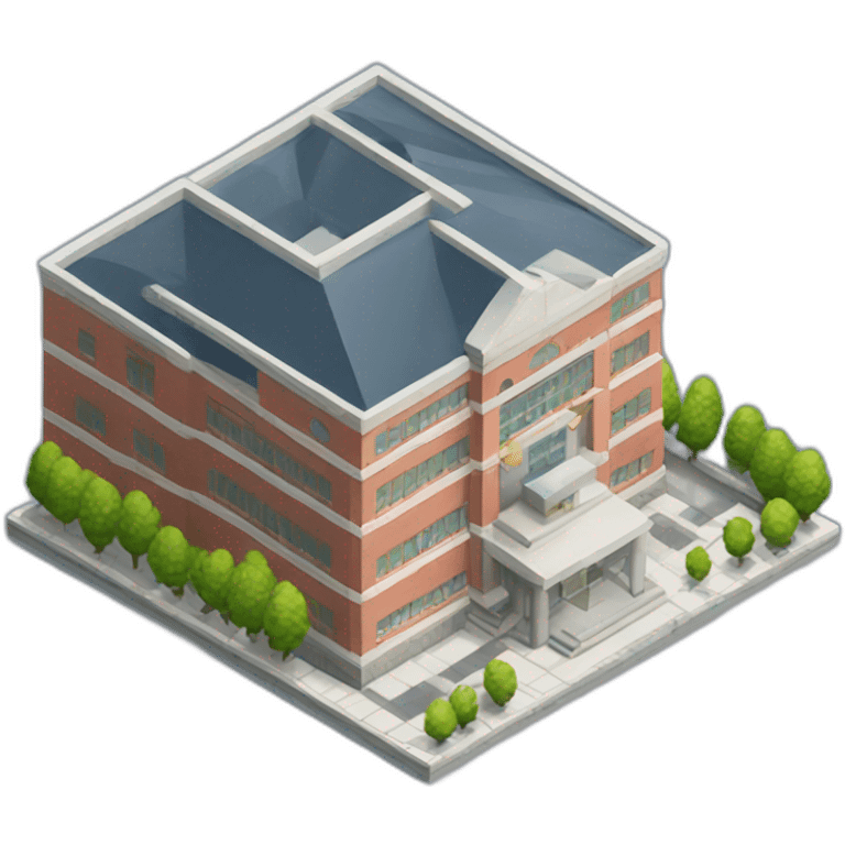 isometric tokyo school emoji