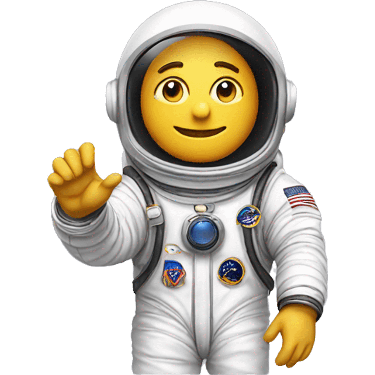 thumb with astronaut emoji